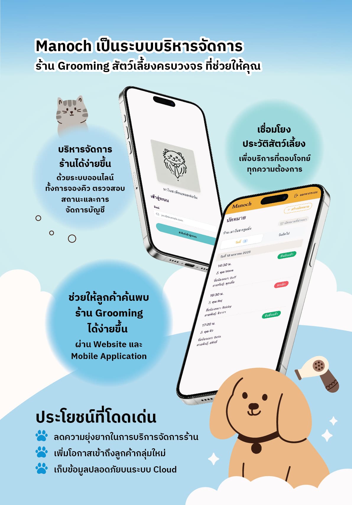 Manoch Pet Platform Features